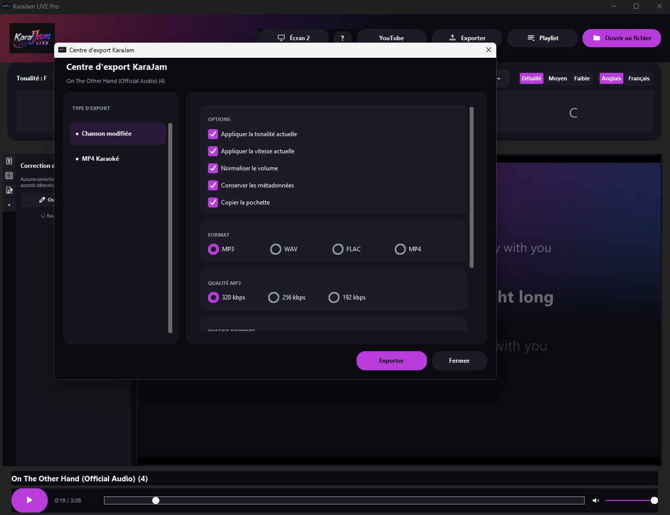 KaraJam LIVE Pro — outils avancés